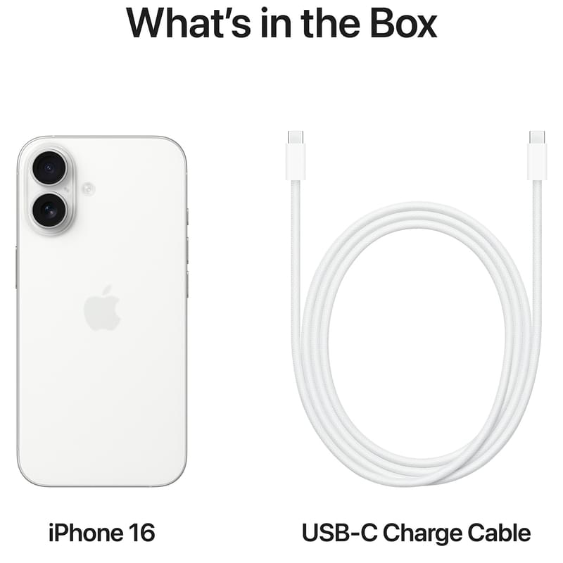Смартфон Apple iPhone 16 8/128GB White - фото #8, Technodom.kz
